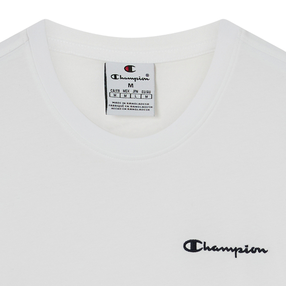 Koszulka męska Champion SS Tee biała 221798 WW001