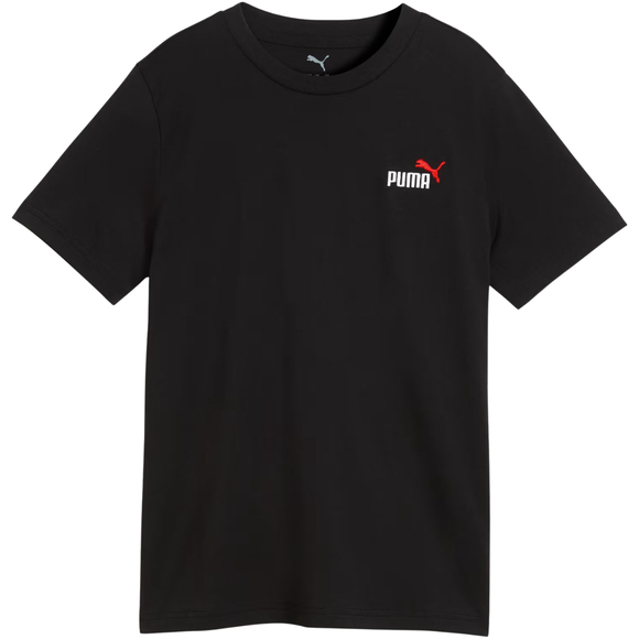 Koszulka dla dzieci Puma Ess 2 Color Small No.1 Logo Tee czarna 685779 71