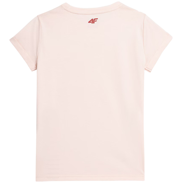 Koszulka dla dziewczynki 4F jasny róż HJZ22 JTSD005 56S