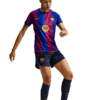 Spodneki damskie Nike FC Barcelona 2026/27 Stadium Home niebiesko-czerwona II1564 498