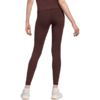 Legginsy damskie adidas Essentials Linear Cotton brązowe JY4886