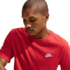 Koszulka męska Nike Club Tee czerwona AR4997 657