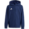 Kurtka dla dzieci adidas Entrada 26 All Weather granatowa JZ9103