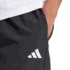 Spodnie męskie adidas Essential Small Logo Woven Open Hem czarne JM1778