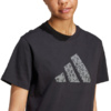 Koszulka damska adidas Animal Graphic czarna JV8536