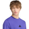Koszulka męska adidas Essentials Small Logo Single Jersey fioletowa KF2404