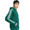 Bluza męska adidas Essentials 3-Stripes Fleece Hoodie zielona KZ1413