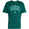 Koszulka męska adidas Collegiate Lineage Graphic zielona KA7135