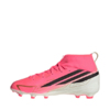 Buty piłkarskie dla dzieci adidas F50 Hyperfast League Mid FG różowe KK1315