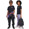 Koszulka dla dzieci Nike Sportswear czarna FZ5177 010