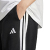 Spodnie damskie adidas Essentials 3-Stripes Fleece Loose-Fit czarne JE1276