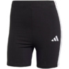 Spodenki damskie adidas Essentials 3-Stripes High Waisted Biker czarne JE1223