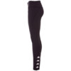 Legginsy damskie Kappa IASMINA czarne 309098 19-4006