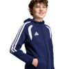 Bluza dla dzieci adidas Tiro 26 League Sweat Full Zip Hoodie granatowa KF3322