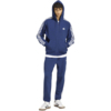 Bluza męska adidas Essentials 3-Stripes Fleece Full-Zip Hoodie granatowa KY4144