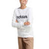 Bluza damska adidas Essentials Linear French Terry biała IC6879
