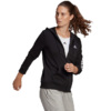 Bluza damska adidas Essentials Linear Ful zipp Hoodie czarna GL0791