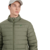 Kurtka męska puchowa 4F M597 khaki 4FWAW25TDJAM597 43S