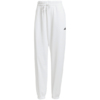 Spodnie damskie adidas Essentials Small Logo French Terry Cuffed białe JD9923