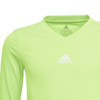 Koszulka dla dzieci adidas Team Base Tee limonkowa GN7513