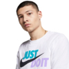 Koszulka męska Tee Just Do It Swoosh biała AR5006 101