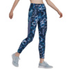 Legginsy damskie adidas AeroReady Designed To Move niebieskie GS6350