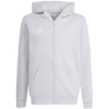 Bluza dla dzieci adidas Entrada 26 Full Zip Hoodie jasnoszara KH1779