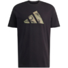 Koszulka męska adidas Camo Three Bar Logo Graphic czarna KT1686