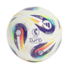 Piłka nożna adidas Women's Euro25 Mini biało-fioletowa JH1271
