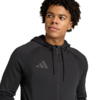 Bluza męska adidas Tiro 26 Travel Sweat Hoodie czarna KF6075