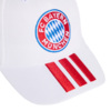 Czapka z daszkiem FC Bayern Monachium biało-czerwona KT3398