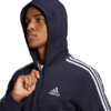 Bluza męska adidas Essentials Full-Zip Hoodie granatowa GK9053