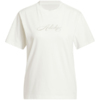 Koszulka damska adidas Cursive Wordmark Graphic biała KQ6404