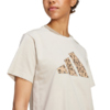 Koszulka damska adidas Animal Graphic beżowa JM4423