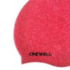 Czepek pływacki silikonowy Crowell Recycling Pearl różowy kol.3