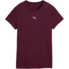 Koszulka damska Puma Ess Centered Cat Logo Tee burgundowa 692916 24