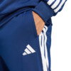 Dres męski adidas Sportswear Basic 3-Stripes niebieski JI8859