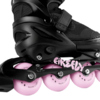 Łyżworolki Spokey Firefly czarno-różowe 946365-946366