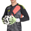 Rękawice bramkarskie adidas Predator Competition limonkowe JN5371