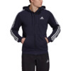 Bluza męska adidas Essentials Full-Zip Hoodie granatowa GK9033