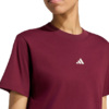 Koszulka damska adidas Essentials Small Logo Cotton bordowa KX0786