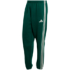 Spodnie męskie adidas Essentials 3-Stripes Fleece Tapered Cuffed zielone KY4129