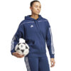 Bluza damska adidas Tiro 23 League Sweat Hoodie granatowo-biała HS3602