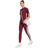 Legginsy damskie adidas Essentials 3-Stripes bordowe KF8313