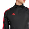 Bluza męska adidas Tiro 24 Training Top czarno-czerwona JN4565