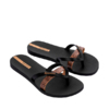 Klapki damskie Ipanema Kirei Chic czarno-beżowe 83673-BN982