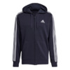 Bluza męska adidas Essentials Full-Zip Hoodie granatowa GK9033