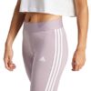 Legginsy damskie adidas Loungewear Essentials 3-Stripes różowe IR5347