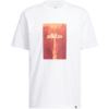 Koszulka męska adidas Waterfall Graphic biała KH0398