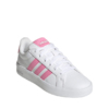 Buty dla dzieci adidas Grand Court 3.0 biało-różowe HP3528
